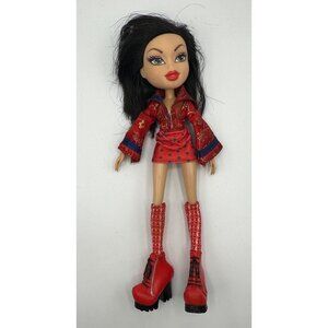 Bratz Jade Doll 2011 MGA Red Floral Outfit Red Boots